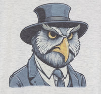 Abner The Stern Owl Light Granite T-Shirt