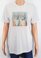 Alfie And Ralphie The Orange Cat Twins Light Granite T-Shirt