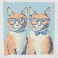 Alfie And Ralphie The Orange Cat Twins Light Granite T-Shirt