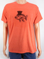 Bernard The Spruced Up Fish Lava Red T-Shirt