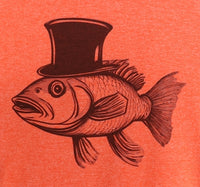 Bernard The Spruced Up Fish Lava Red T-Shirt