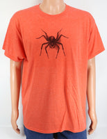 Creepy Black Spider Lava Red T-Shirt