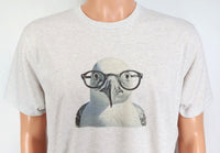 TwoAcreTees.com Burt The Brainy Seagull Light Granite T-Shirt