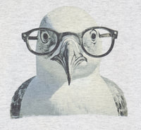 Burt The Brainy Seagull Ash Gray Long Sleeve Shirt