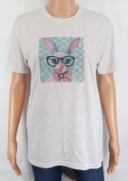 Buster The Bubble Blowing Bunny Light Granite T-Shirt
