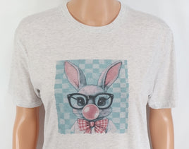Buster The Bubble Blowing Bunny Light Granite T-Shirt