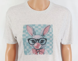 Buster The Bubble Blowing Bunny Light Granite T-Shirt