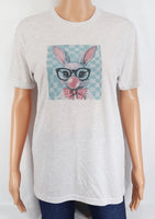 Buster The Bubble Blowing Bunny Light Granite T-Shirt