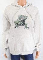 Butch The Huge Iguana Ash Gray Pullover Hoodie