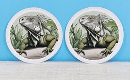 TwoAcreTees.com Butch The Huge Iguana Sticker Pair