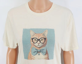 TwoAcreTees.com Chester The Orange Cat Vanilla Cream T-Shirt