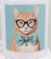 Chester The Orange Cat White Mug