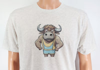 Cinco De Macho The Buff Bull Light Granite T-Shirt