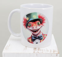 Desmond The Clown Gecko White Mug