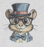 Donovan The Charming Chipmunk Ash Gray Long Sleeve Shirt