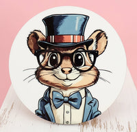 Donovan The Charming Chipmunk Round Coaster