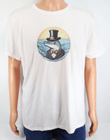 Englebert The Ritzy Dolphin Crisp White T-Shirt