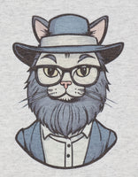 Ezekiel The Amish Cat Ash Gray Long Sleeve Shirt