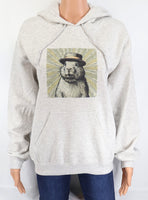 Felipe The Famous Groundhog Ash Gray Pullover Hoodie