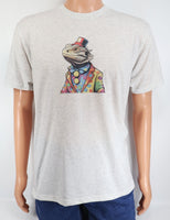 Fletcher The Clown Bearded Dragon Light Granite T-Shirt