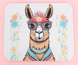 TwoAcreTees.com Francesca The No Drama Llama Mouse Pad