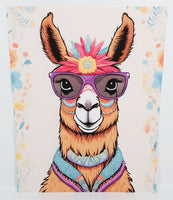 TwoAcreTees.com Francesca The No Drama Llama Textured Print