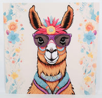 TwoAcreTees.com Francesca The No Drama Llama Textured Print