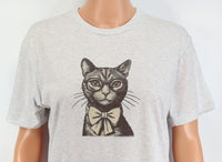 TwoAcreTees.com Francine The Brown Cat Light Granite T-Shirt