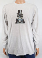 Franklin The Dashing Penguin Ash Gray Long Sleeve Shirt