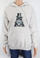 Franklin The Dashing Penguin Ash Gray Pullover Hoodie