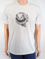 Freddy The Toothy Fish Light Granite T-Shirt