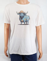 Gabe The Big Blue Ox Crisp White T-Shirt