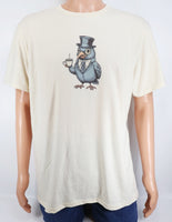 Gilbert The Coffee Drinking Bird Vanilla Cream T-Shirt