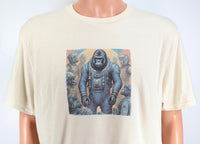 TwoAcreTees.com Gunther The Astronaut Gorilla Vanilla Cream T-Shirt