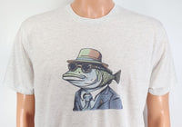 Hector The Fish Man Secret Agent Light Granite T-Shirt