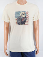 Honor The Loyal Bald Eagle Vanilla Cream T-Shirt