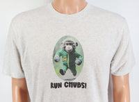 TwoAcreTees.com Hugo The Running Stuffed Monkey Light Granite T-Shirt