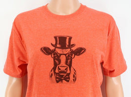 Humphrey The Cow Lava Red T-Shirt