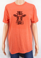 Humphrey The Cow Lava Red T-Shirt