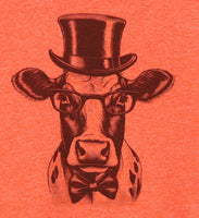 Humphrey The Cow Lava Red T-Shirt