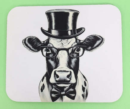 TwoAcreTees.com Humphrey The Cow Mouse Pad