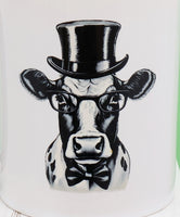 Humphrey The Cow Black Handle Mug