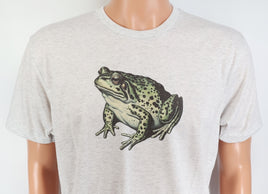 TwoAcreTees.com Irwin The Green Toad Light Granite T-Shirt