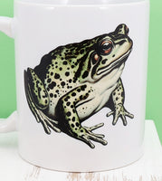 Irwin The Green Toad White Mug