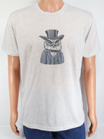 Jermaine The Irritated Owl Light Granite T-Shirt