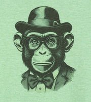 Julian The Stately Chimpanzee Leafy Green T-Shirt