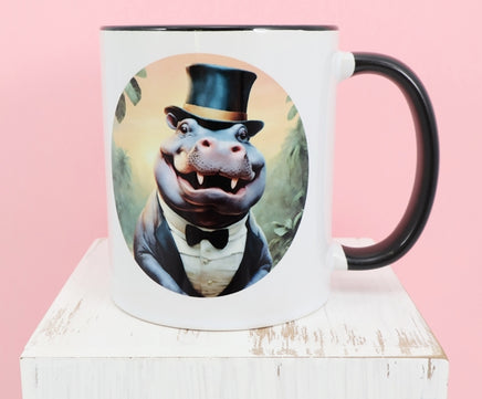 TwoAcreTees.com Maurice The Dapper Hippo