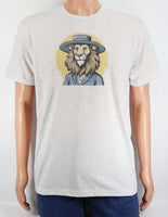 Mervin The Amish Lion Light Granite T-Shirt