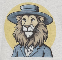 Mervin The Amish Lion Light Granite T-Shirt