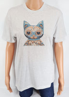 Mexico Style Blue Cat Light Granite T-Shirt